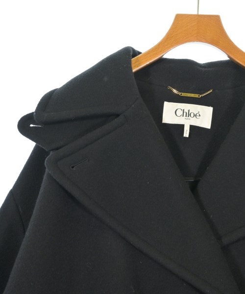 Chloe（クロエ）ピーコート 黒 サイズ:34(XXS位) レディース/2200685545010