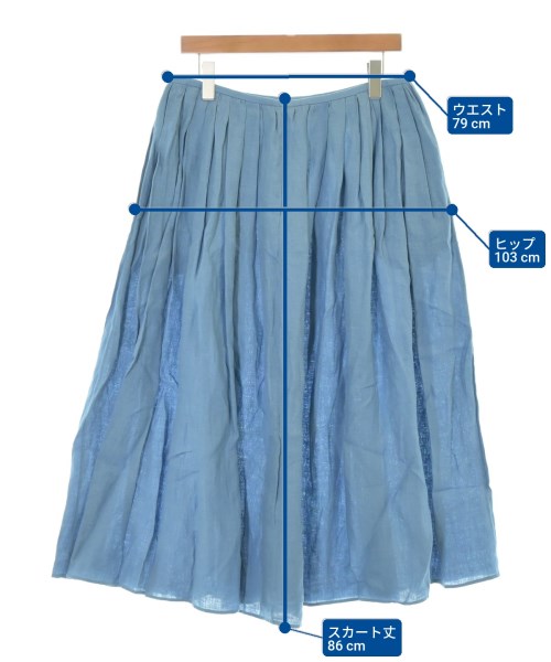 Chloe（クロエ）ロング・マキシ丈スカート 青 サイズ:40(M位) レディース/2200688682125