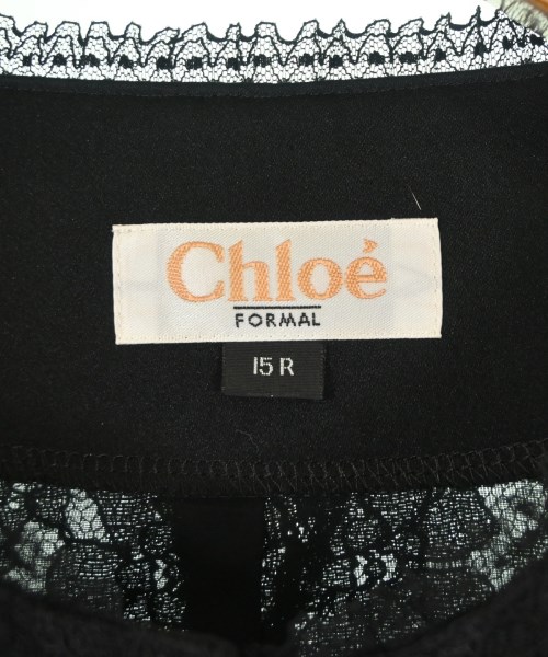 Chloe（クロエ）ノーカラージャケット 黒 サイズ:15R(L位) レディース/2200683486018