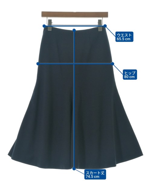 Chloe（クロエ）ロング・マキシ丈スカート 紺 サイズ:34(XXS位) レディース/2200689058028