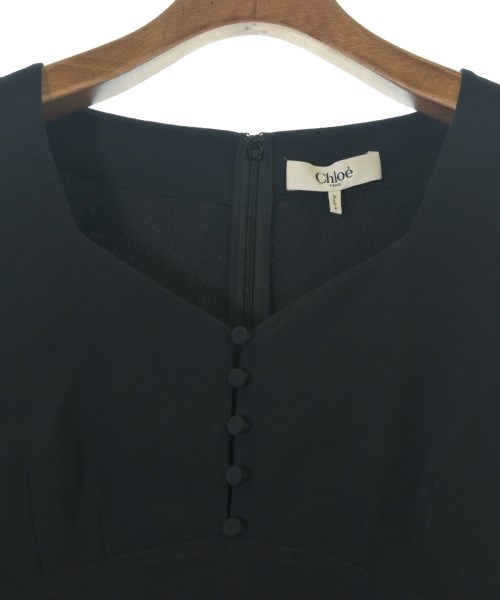 Chloe（クロエ）ワンピース 黒 サイズ:36(XS位) レディース/2200689735431