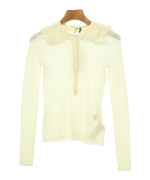 Chloe(クロエ)ニット・セーター 白 サイズ:34(XXS位)/2200689735448