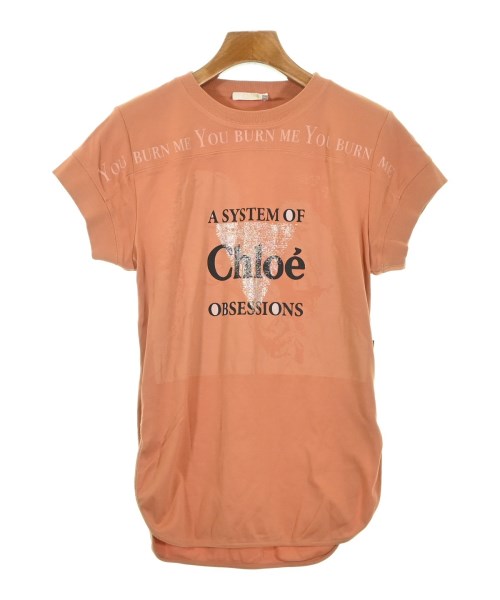 Chloe(クロエ)Tシャツ・カットソー オレンジ サイズ:36(XS位)/2200683780031