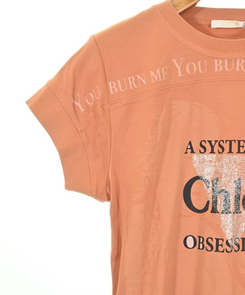 Chloe（クロエ）Tシャツ・カットソー オレンジ サイズ:36(XS位) レディース/2200683780031