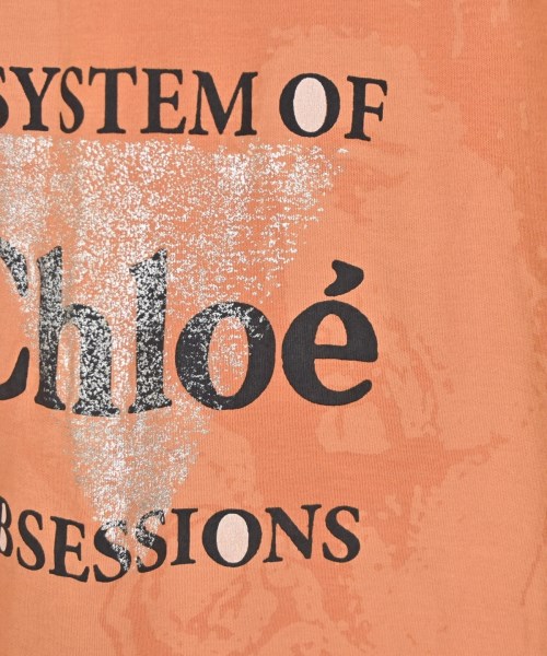 Chloe（クロエ）Tシャツ・カットソー オレンジ サイズ:36(XS位) レディース/2200683780031