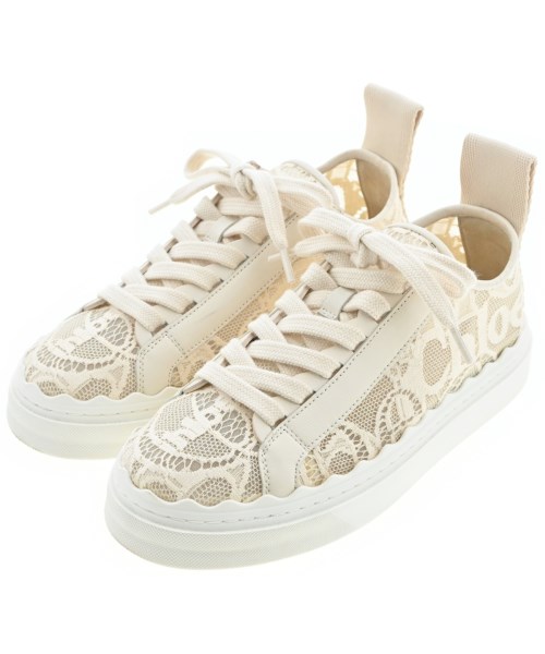 Chloe(クロエ)スニーカー ベージュ サイズ:EU36(22.5cm位)/2200692490013
