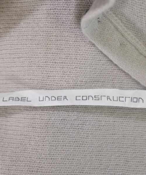 LABEL UNDER CONSTRUCTION（レーベルアンダーコンストラクション）カーディガン グレー サイズ:48(L位) メンズ/2200638582086