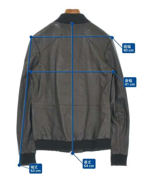 GIORGIO BRATO（ジョルジオ　ブラット）ライダース 茶 サイズ:42(M位) レディース/2200621529098