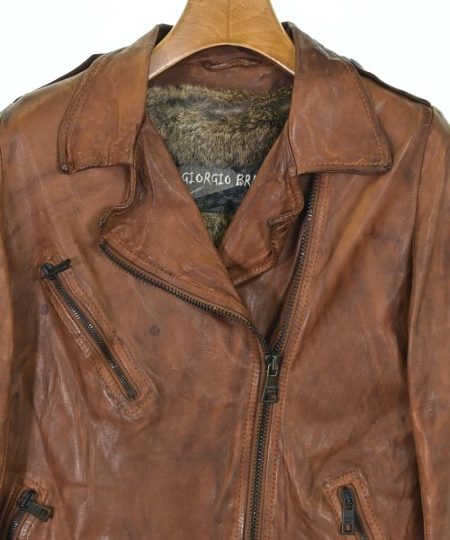 GIORGIO BRATO（ジョルジオ　ブラット）ライダース 茶 サイズ:42(M位) レディース/2200622540016