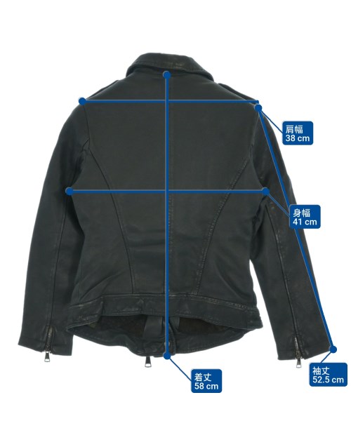 GIORGIO BRATO（ジョルジオ　ブラット）ライダース 黒 サイズ:38(S位) レディース/2200653847016