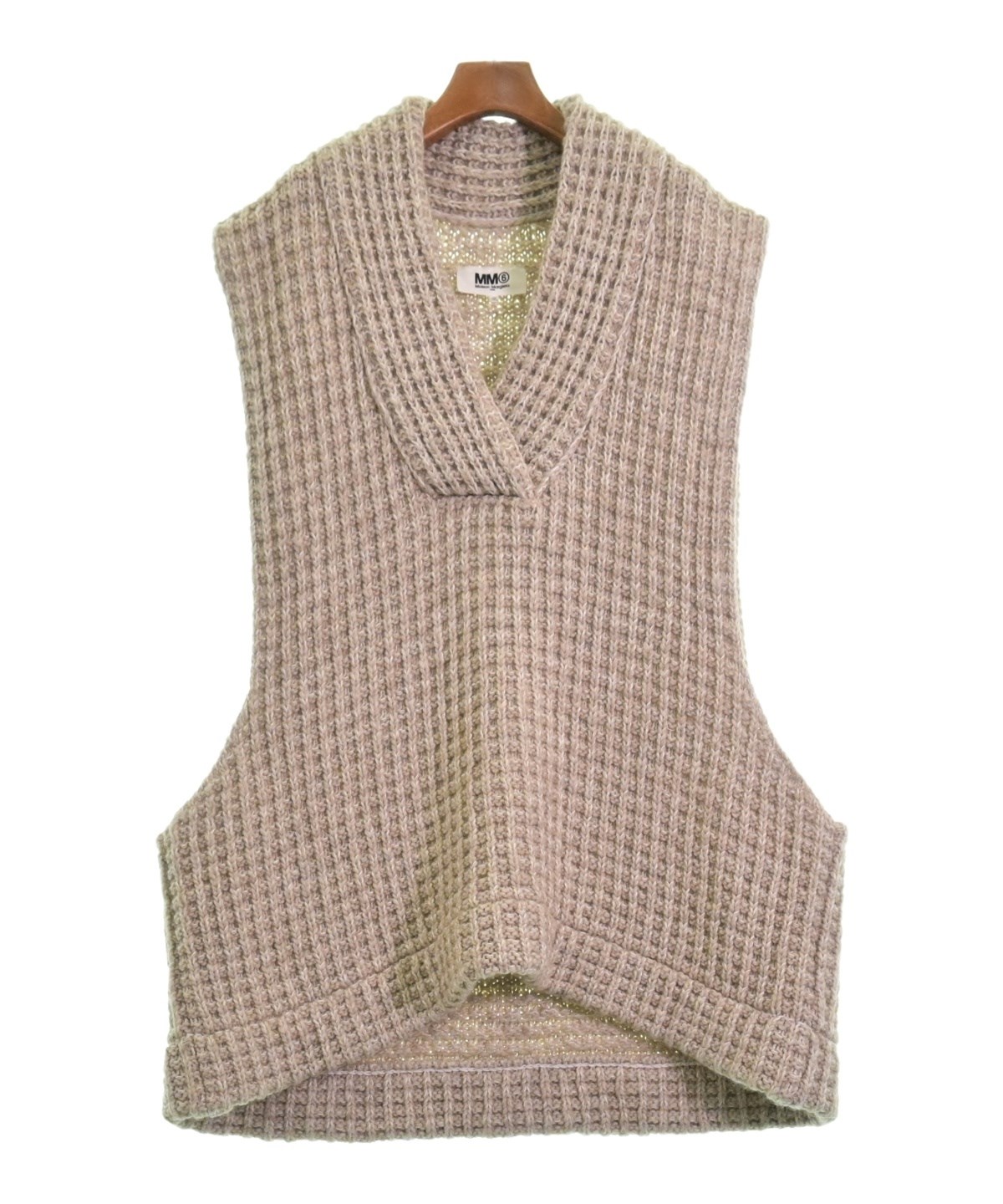 MM6（エムエムシックス）ベスト ベージュ サイズ:S レディース