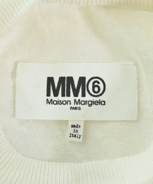 MM6（エムエムシックス）ニット・セーター 白 サイズ:S レディース/2200624476108