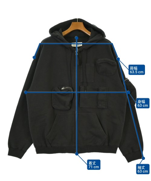 MM6（エムエムシックス）パーカー 黒 サイズ:S メンズ/2200642299017