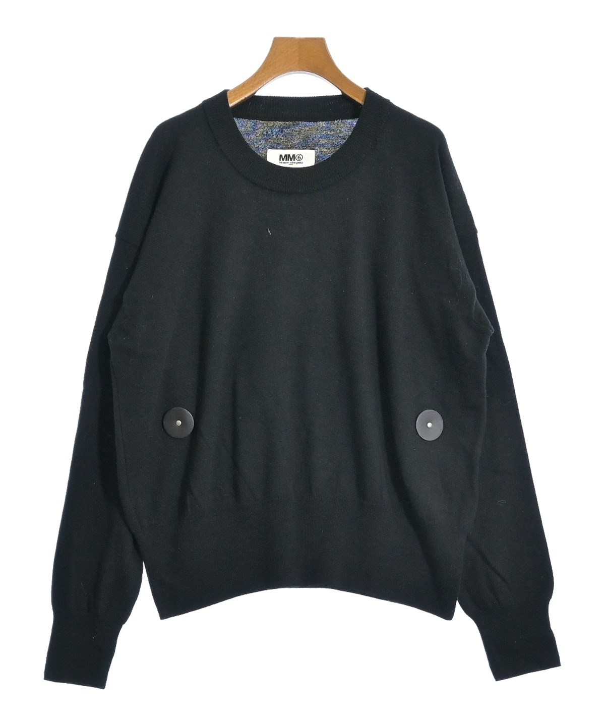 MM6（エムエムシックス）ニット・セーター 黒 サイズ:M レディース