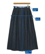 MM6（エムエムシックス）ロング・マキシ丈スカート 紺 サイズ:40(M位) レディース/2200634651038