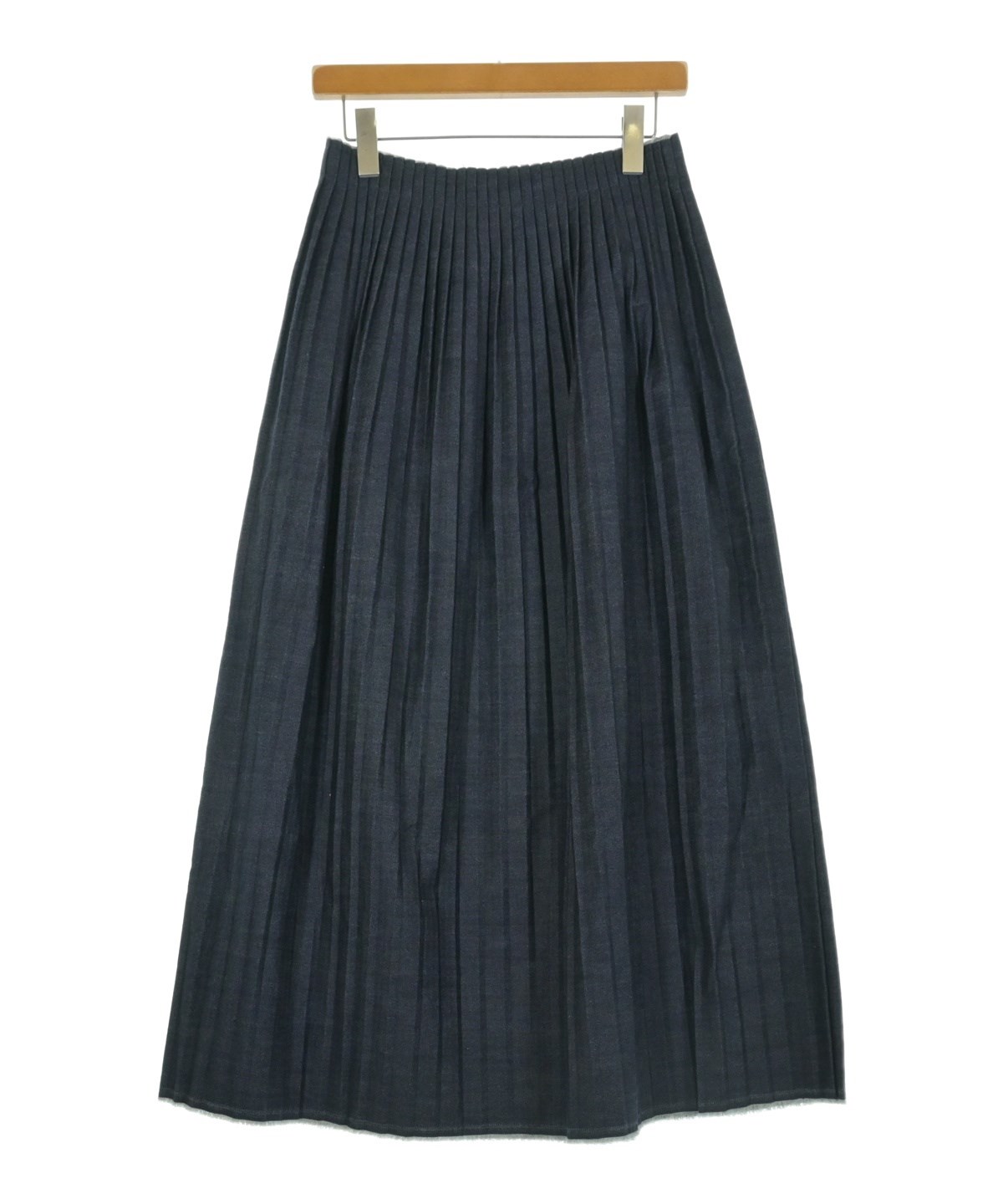 MM6 エムエムシックス ひざ丈スカート レディース 【古着】【中古】 MM6（エムエムシックス）ロング・マキシ丈スカート 紺 サイズ:40(M位