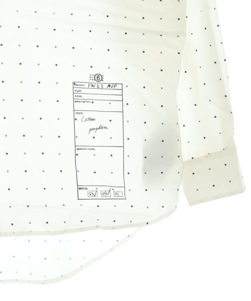 MM6（エムエムシックス）カジュアルシャツ 白 サイズ:44(S位) メンズ/2200643717053