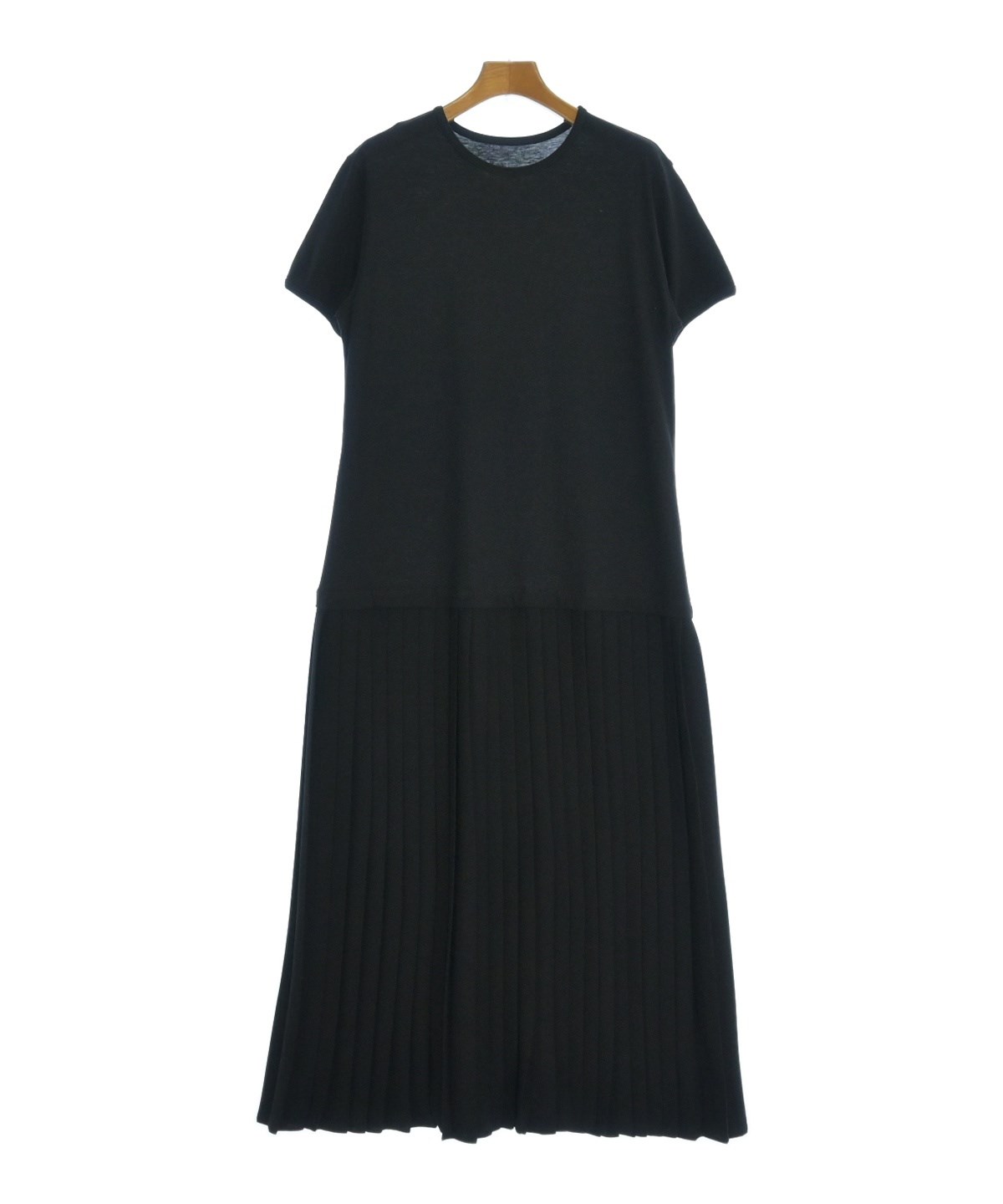 MM6 エムエムシックス ワンピース 黒 S 2122625E0070 MM6（エムエムシックス）ワンピース 黒 サイズ:L レディース