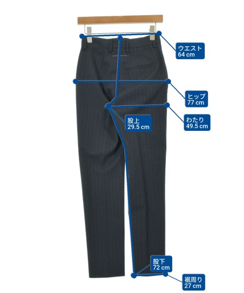 MM6（エムエムシックス）スラックス 紺 サイズ:36(XS位) レディース/2200614277128