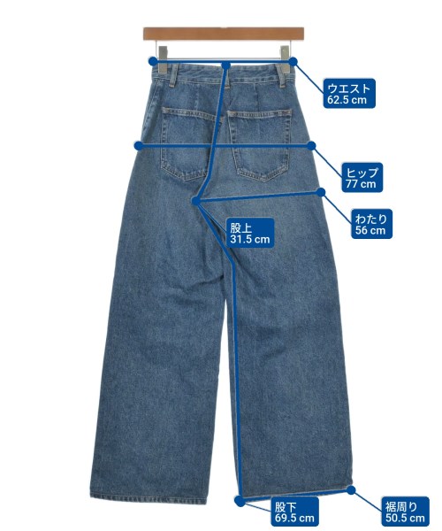 MM6（エムエムシックス）デニムパンツ 紺 サイズ:38(S位) レディース/2200614277135