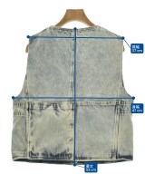 MM6（エムエムシックス）ベスト 青 サイズ:40(M位) レディース/2200623034170