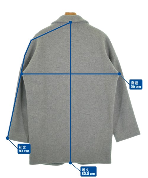 MM6（エムエムシックス）チェスターコート グレー サイズ:40(M位) レディース/2200623816011