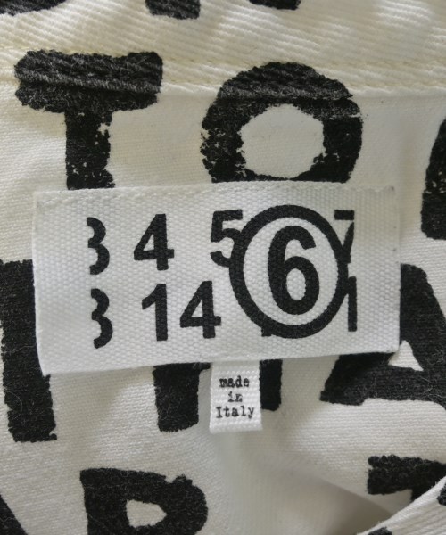 MM6（エムエムシックス）Tシャツ・カットソー 白 サイズ:38(S位) レディース/2200623896013