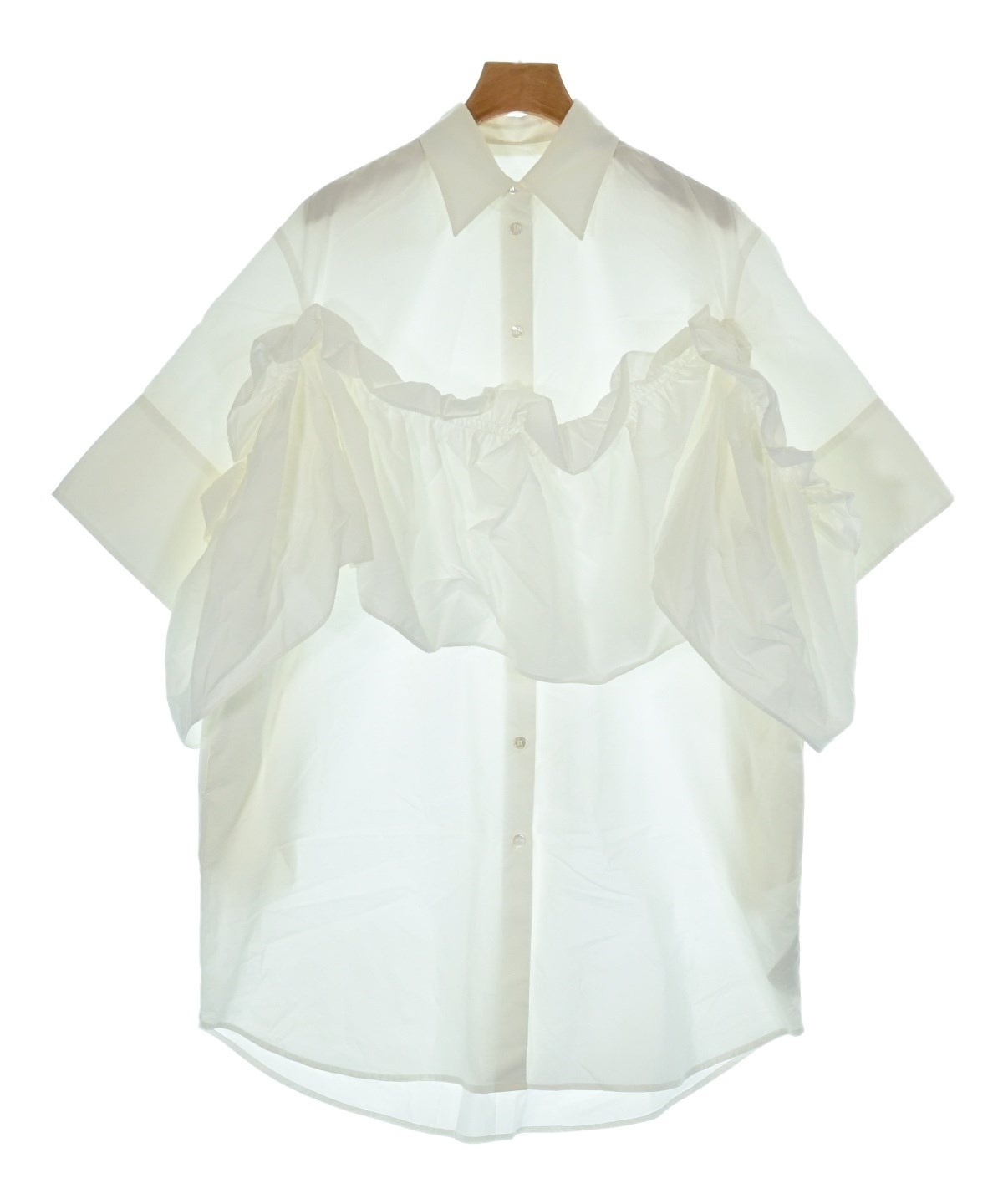 MM6（エムエムシックス）カジュアルシャツ 白 サイズ:38(S位