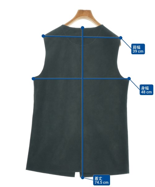 MM6（エムエムシックス）ベスト 緑 サイズ:F レディース/2200625708024