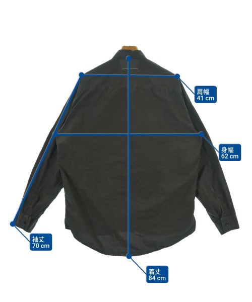 MM6（エムエムシックス）カジュアルシャツ 黒 サイズ:48(L位) メンズ/2200630962060