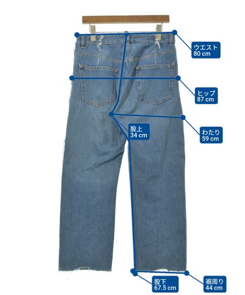 MM6（エムエムシックス）デニムパンツ 青 サイズ:40(M位) レディース/2200631998082