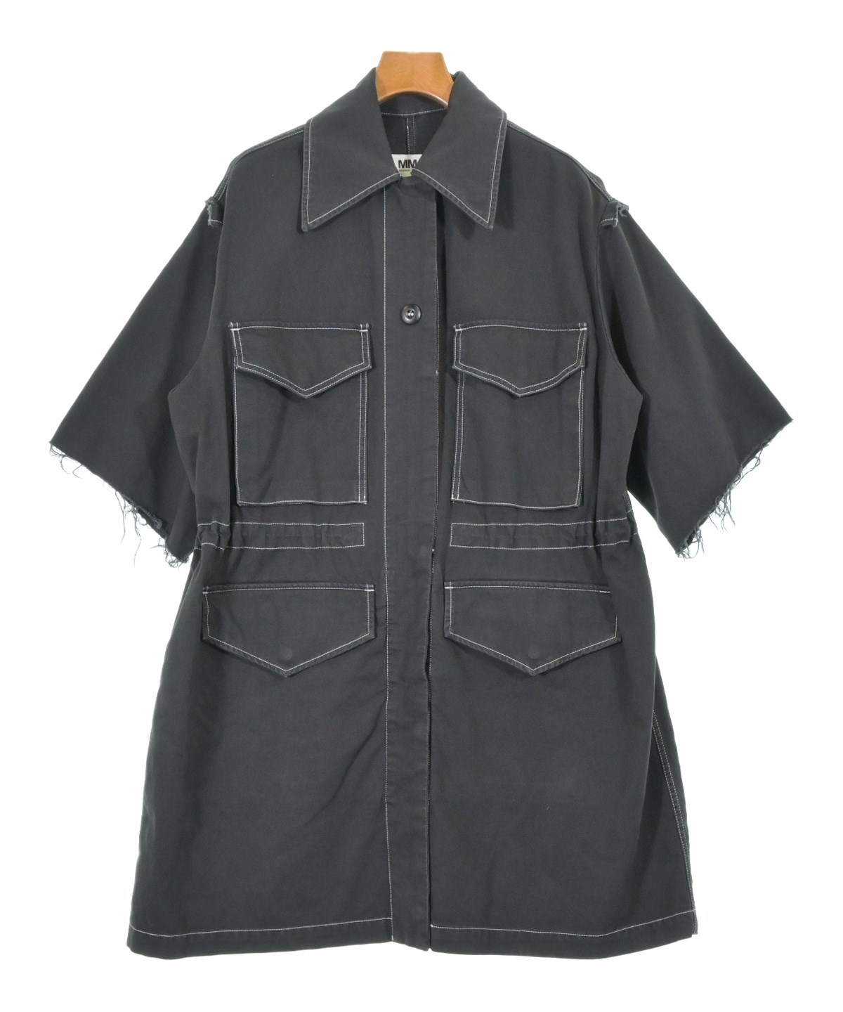 MM6（エムエムシックス）コート 黒 サイズ:36(XS位) レディース