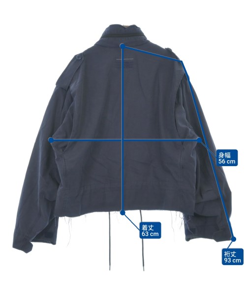 MM6（エムエムシックス）ミリタリーブルゾン 紺 サイズ:40(M位) レディース/2200633324018