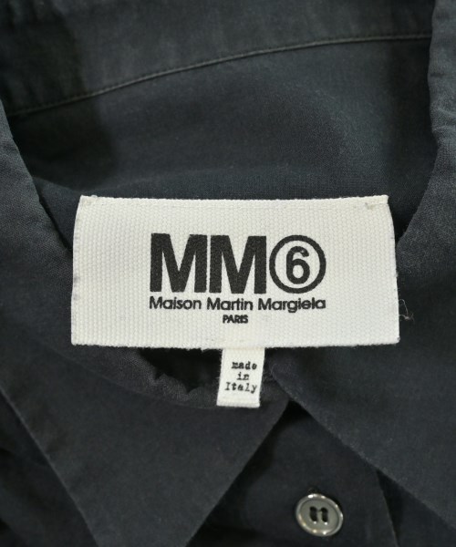 MM6（エムエムシックス）シャツワンピース 黒 サイズ:44(L位) レディース/2200610803116