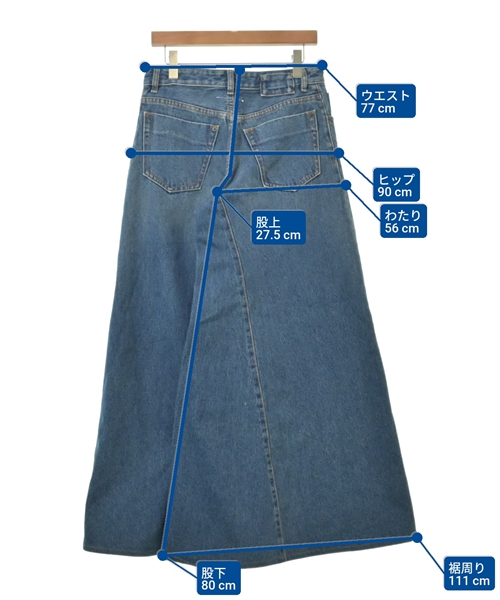MM6（エムエムシックス）デニムパンツ 紺 サイズ:40(M位) レディース/2200608223032