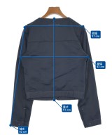 MM6（エムエムシックス）ノーカラージャケット 紺 サイズ:40(M位) レディース/2200617863014