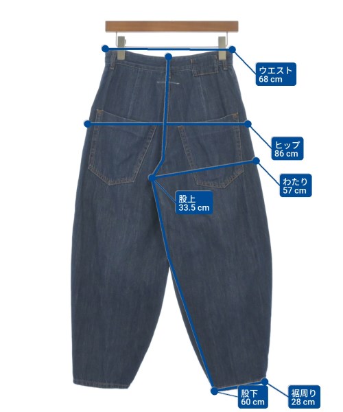 MM6（エムエムシックス）デニムパンツ 紺 サイズ:40(M位) レディース/2200618424016