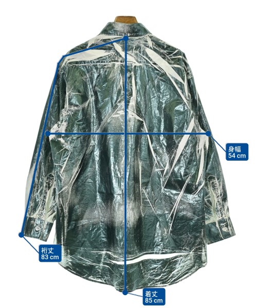 MM6（エムエムシックス）カジュアルシャツ 緑 サイズ:40(M位) レディース/2200444024046