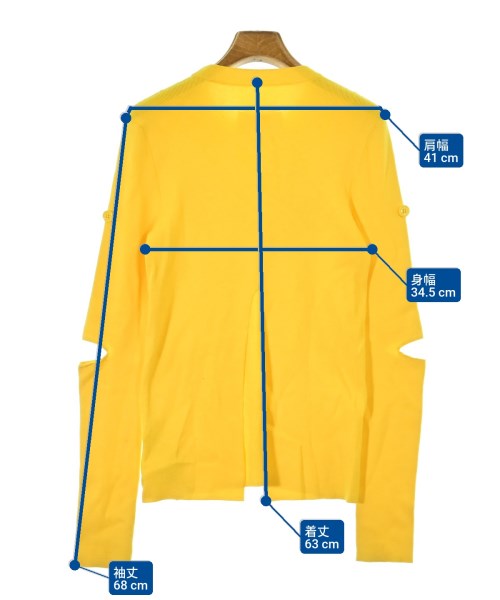 MM6（エムエムシックス）ニット・セーター 黄 サイズ:M レディース/2200620686044