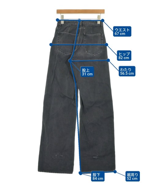 MM6（エムエムシックス）デニムパンツ 黒 サイズ:40(M位) レディース/2200620843041