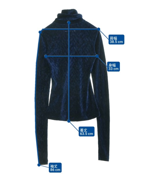 MM6（エムエムシックス）Tシャツ・カットソー 紺 サイズ:S レディース/2200610398049