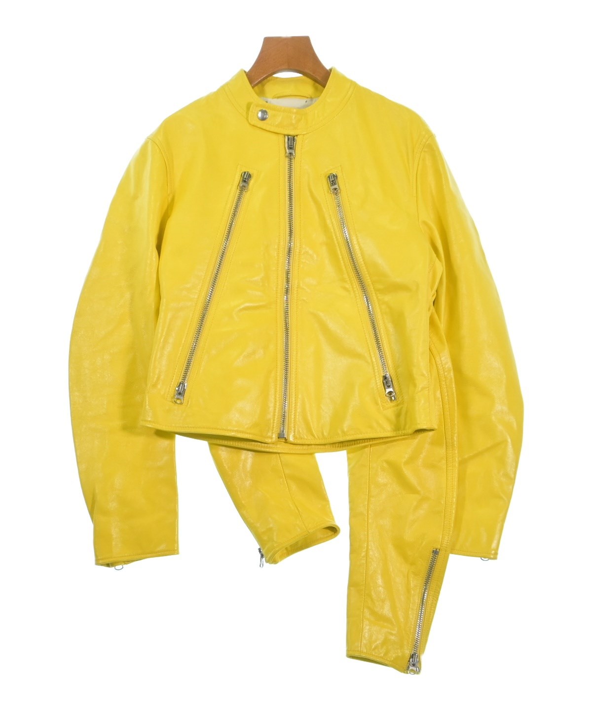 MM6（エムエムシックス）ライダース 黄 サイズ:40(M位) レディース