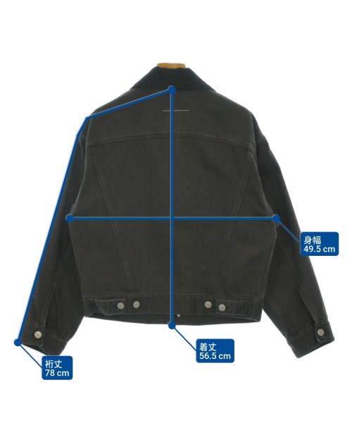 MM6（エムエムシックス）デニムジャケット 黒 サイズ:38(S位) レディース/2200671125011