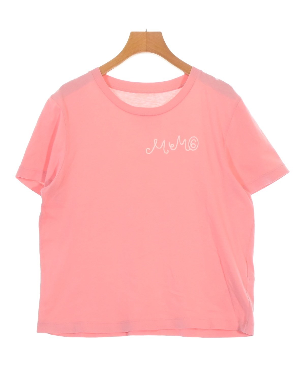MM6 エムエムシックス Tシャツ・カットソー S ピンク 【古着】【中古】 MM6 - MM6 エムエムシックス Tシャツ・カットソー S ピンク 【古着