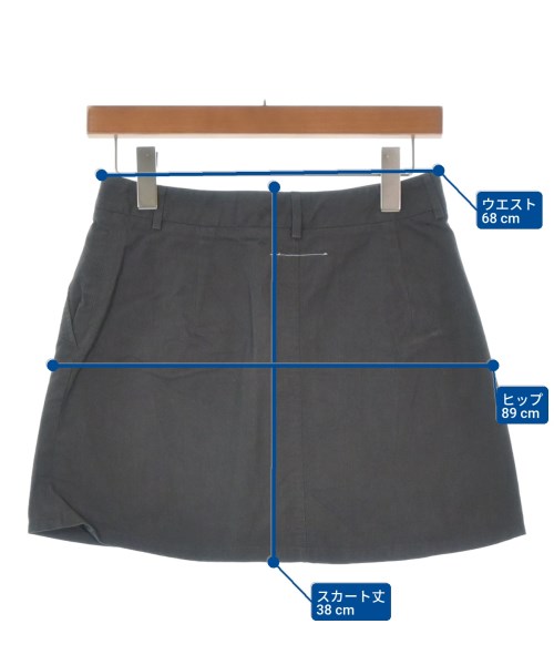MM6（エムエムシックス）ミニスカート グレー サイズ:38(S位) レディース/2200670259120