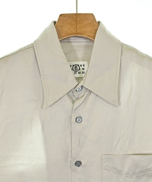 MM6（エムエムシックス）カジュアルシャツ シルバー サイズ:36(XS位) レディース/2200675035057
