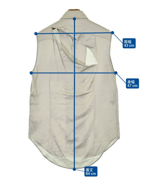 MM6（エムエムシックス）カジュアルシャツ シルバー サイズ:36(XS位) レディース/2200675035057