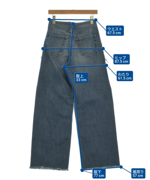 MM6（エムエムシックス）デニムパンツ 青 サイズ:40(M位) レディース/2200671544027