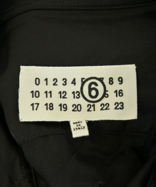 MM6（エムエムシックス）カジュアルシャツ 黒 サイズ:38(S位) レディース/2200672712128