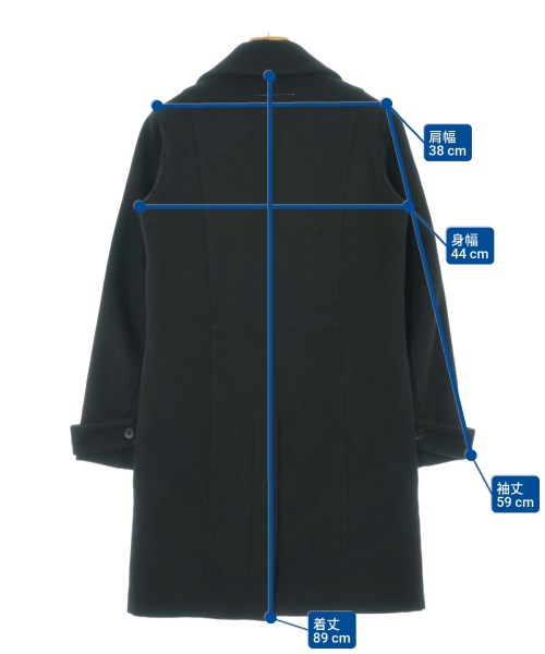 MM6（エムエムシックス）コート 黒 サイズ:38(S位) レディース/2200677995014